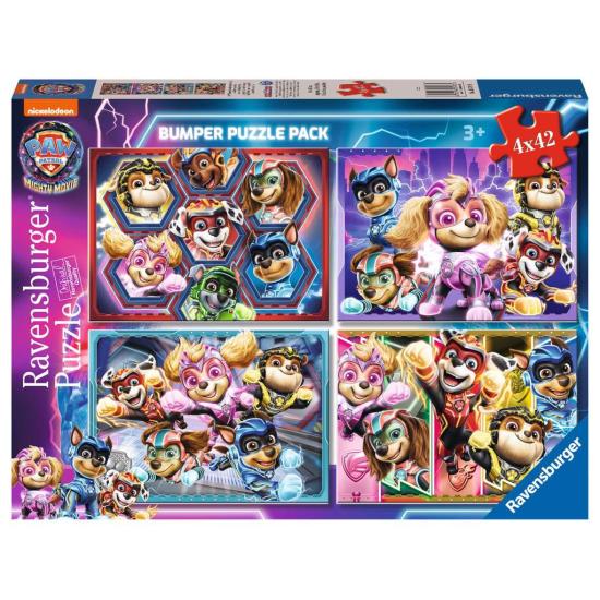 Puzzle Ravensburger Paw Patrol Mighty Movie de 4x42 pièces Puzzle Ravensburger Paw Patrol Mighty Movie de 4x42 pièces