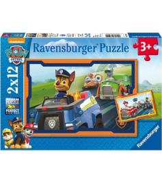 Puzzle Ravensburger Paw Patrol, Paw Patrol 2x12 pièces