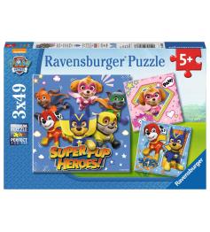 Puzzle Ravensburger Paw Patrol SuperPup Heroes 3x49 pcs