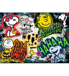 Puzzle Ravensburger Peanuts Graffiti de 500 Pièces