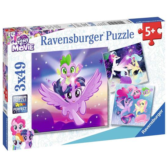 Puzzle Ravensburger Mon petit poney, le film 3 x 49 pièces