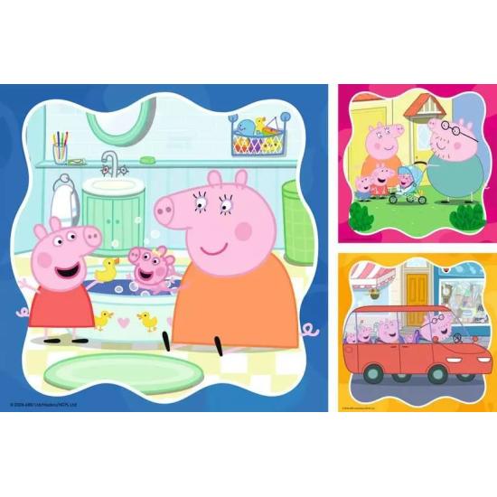 Puzzle Ravensburger Peppa Pig 3x49 pièces