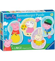 Ravensburger Peppa Pig Puzzle Progressif 10+12+14+16 Pcs