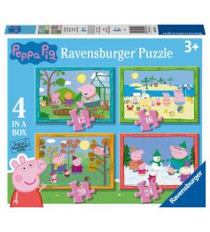 Ravensburger Peppa Pig Puzzle Progressif 12+16+20+24 Pièces