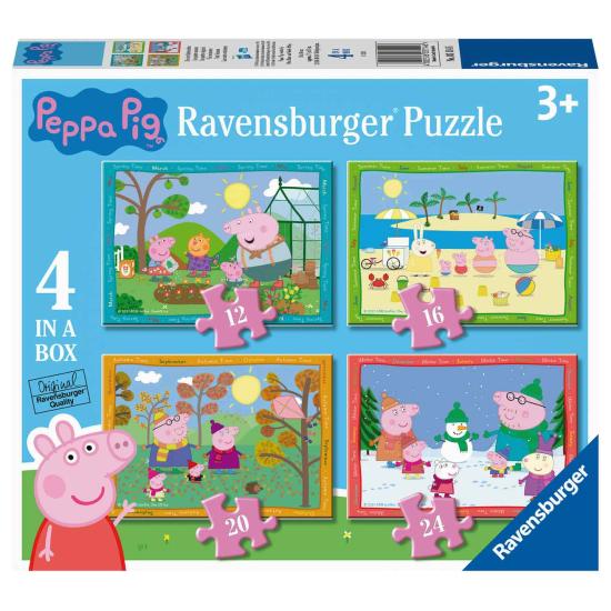 Ravensburger Peppa Pig Puzzle Progressif 12+16+20+24 Pièces