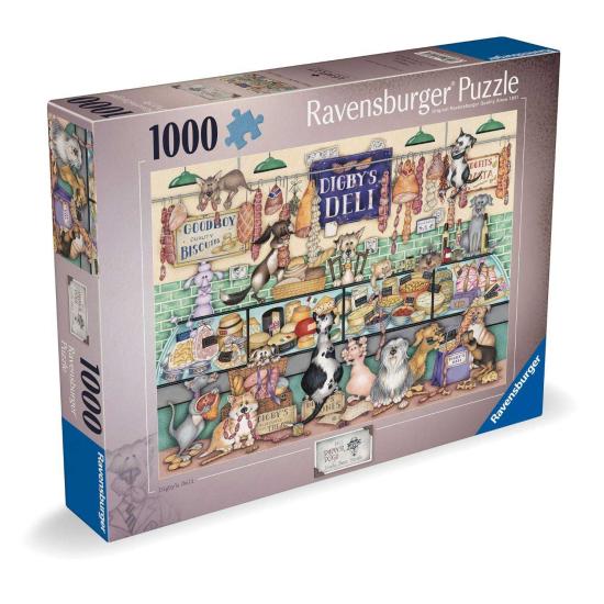 Puzzle Ravensburger Dapper Dogs Digby'S Deli 1000 pièces