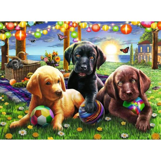 Puzzle Ravensburger Canine Picnic XXL 100 pièces