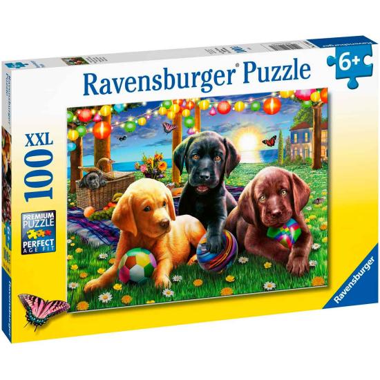 Puzzle Ravensburger Canine Picnic XXL 100 pièces