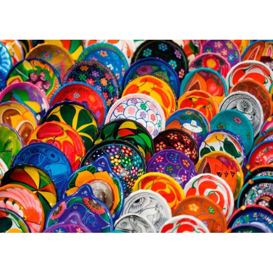 Ravensburger Puzzle Assiettes colorées 1000 pièces