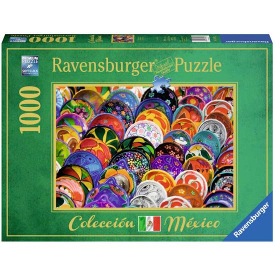 Ravensburger Puzzle Assiettes colorées 1000 pièces
