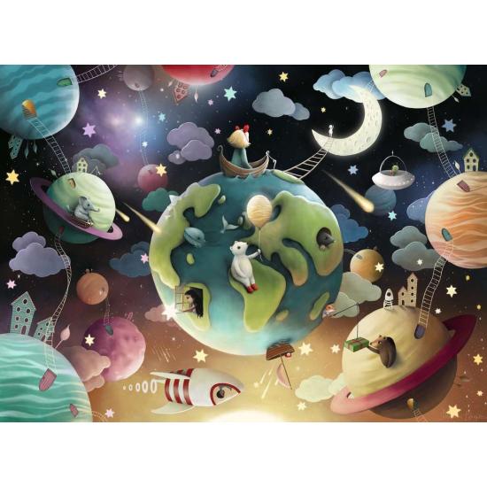 Ravensburger Puzzle Planètes Fantastiques XXL 100 pièces
