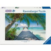 Puzzle Ravensburger Dream Beach Aux Maldives 4000 pièces