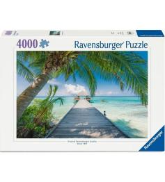 Puzzle Ravensburger Dream Beach Aux Maldives 4000 pièces