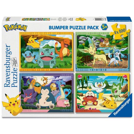 Puzzle Ravensburger Pokemon 4 x 100 pièces