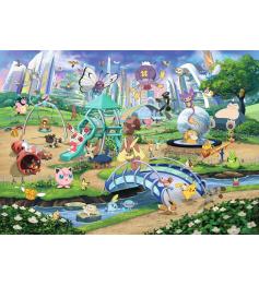 Puzzle Ravensburger Pokemon Évoli Et Le Parc 1000 pièces