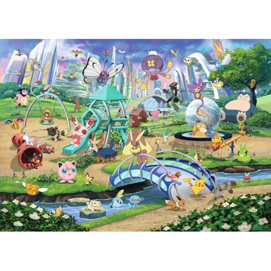 Puzzle Ravensburger Pokemon Évoli Et Le Parc 1000 pièces