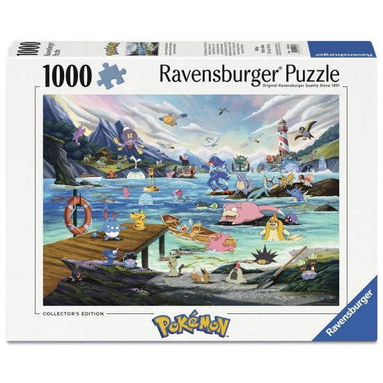 Puzzle Ravensburger Pokemon Vaporeon Et La Mer Tempérée 1000