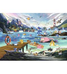 Puzzle Ravensburger Pokemon Vaporeon Et La Mer Tempérée 1000