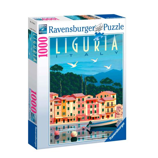 Puzzle Ravensburger Ligurie Carte Postale de 1000 pièce