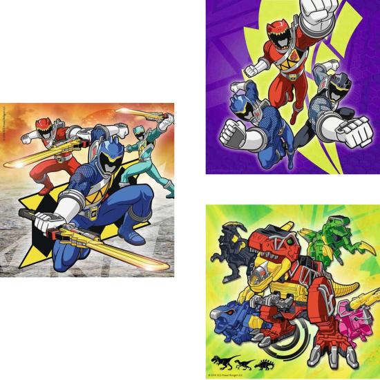 Ravensburger Power Rangers Puzzle 3 x 49 pièces