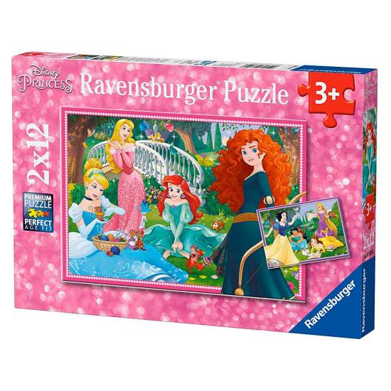 Puzzle Ravensburger Princesses Disney 2x12 pièces