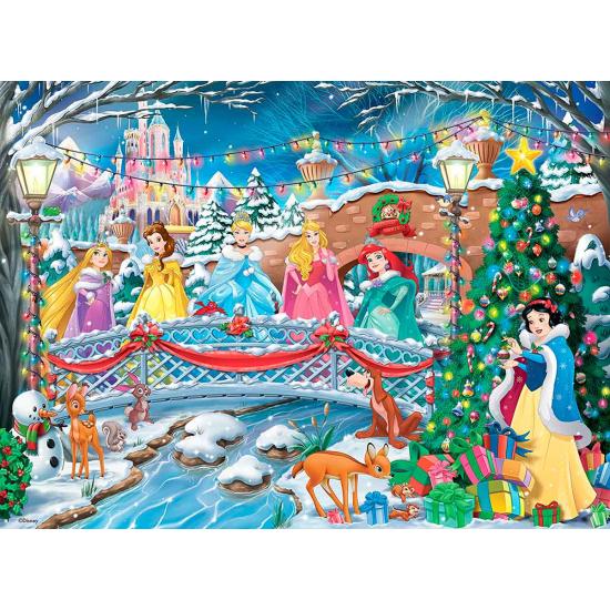 Puzzle de Noël Ravensburger Disney Princess, 500 pièces