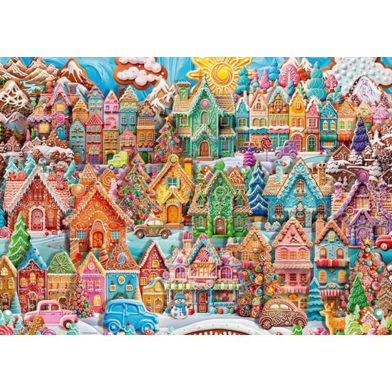 Puzzle Ravensburger Ville de biscuits 1000 Pieces