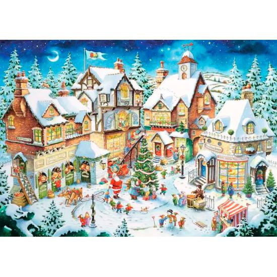 Puzzle Ravensburger Village de Noël de 1000 Pieces