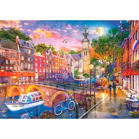 Puzzle Ravensburger Coucher de soleil sur Amsterdam 1000 Pcs Puzzle Ravensburger Coucher de soleil sur Amsterdam 1000 Pcs