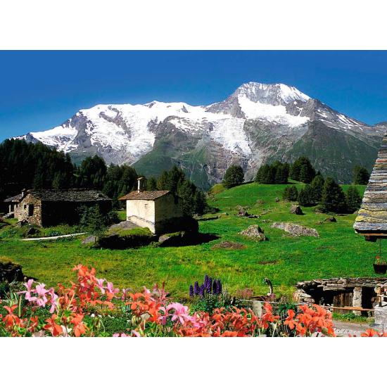 Ravensburger Puzzle Refuge de montagne dans les Alpes, 1500 pièc