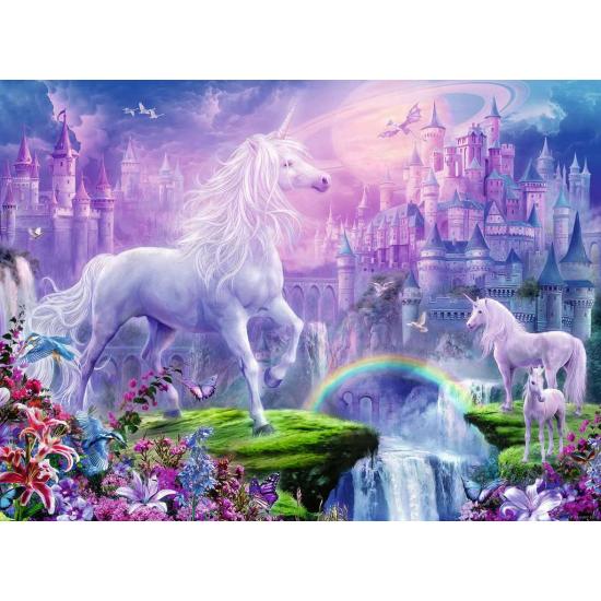 Puzzle Ravensburger Royaume des licornes XXL 100 pièces