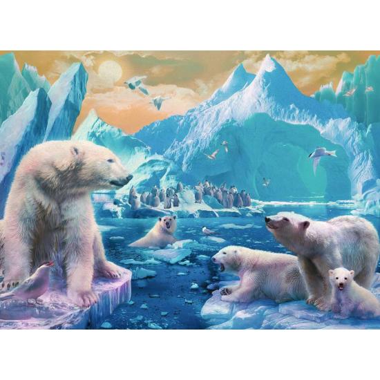 Puzzle Ravensburger Royaume de l'ours polaire XXL 300 pièces