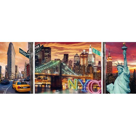 Ravensburger Puzzle Resplendent New York, Triptyque de 100