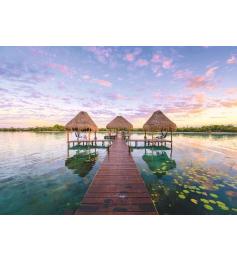 Puzzle Ravensburger Retraite tropicale 1000 pièces