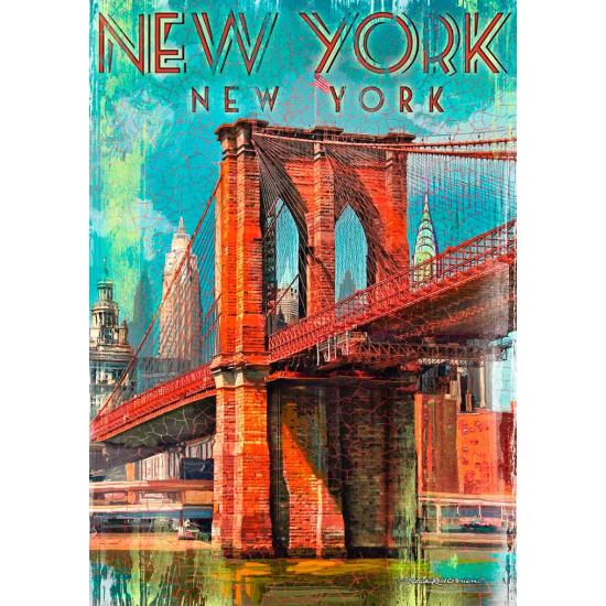 Ravensburger Puzzle rétro New York 1000 pièces