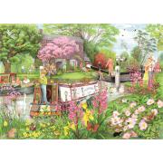 Puzzle Ravensburger River Cafe 1000 pièces