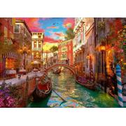 Puzzle Ravensburger Romance à Venise de 1000 pièces