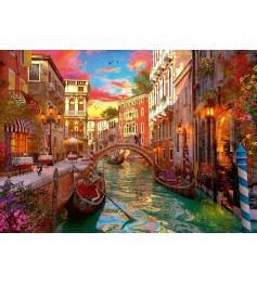 Puzzle Ravensburger Romance à Venise de 1000 pièces