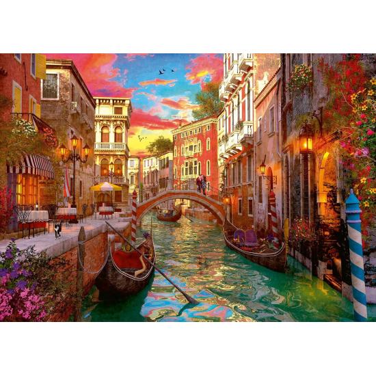 Puzzle Ravensburger Romance à Venise de 1000 pièces