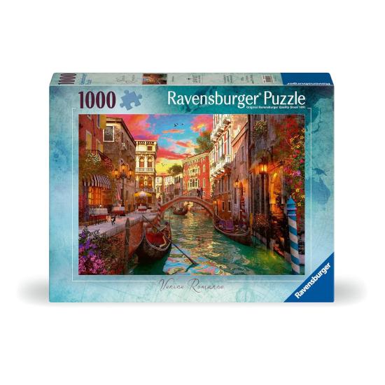 Puzzle Ravensburger Romance à Venise de 1000 pièces