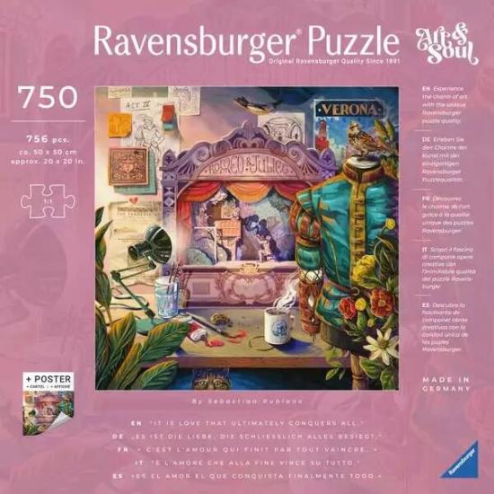 Puzzle Ravensburger Roméo et Juliette 750 pièces