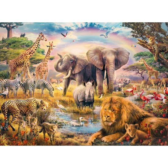 Puzzle Ravensburger Savane Africaine XXL 100 pièces