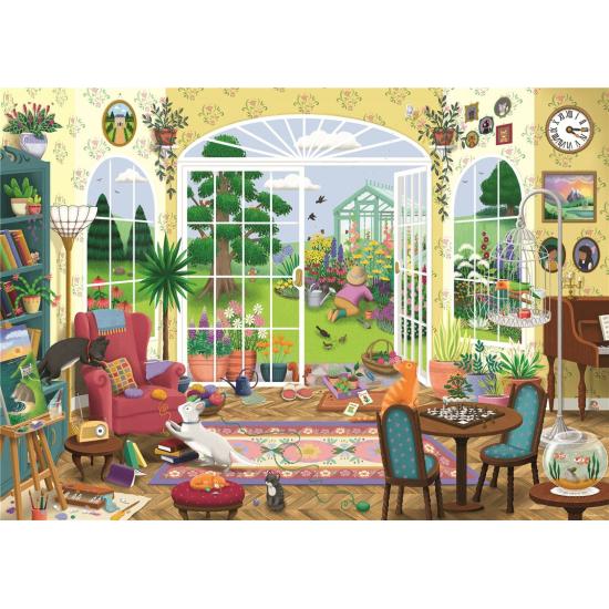 Puzzle Ravensburger Salon de Jardin d'été 1000 pièces