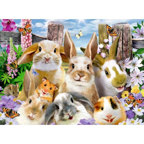 Ravensburger Selfie Bunny Puzzle XXL 100 pièces