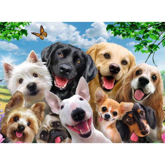 Ravensburger Selfie Chien Puzzle 300 pièces Ravensburger Selfie Chien Puzzle 300 pièces