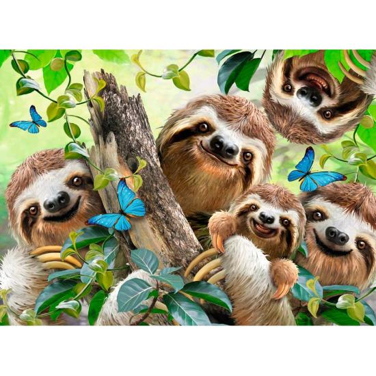 Puzzle Ravensburger Selfie avec paresseux, 500 pièces Puzzle Ravensburger Selfie avec paresseux, 500 pièces