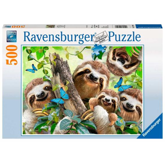 Puzzle Ravensburger Selfie avec paresseux, 500 pièces Puzzle Ravensburger Selfie avec paresseux, 500 pièces