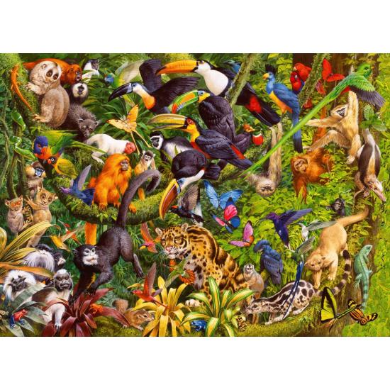 Puzzle Ravensburger Jungle animée XXL 200 pièces