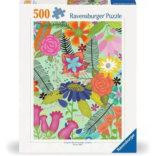 Puzzle Ravensburger Jungle fleurie 500 pièces Puzzle Ravensburger Jungle fleurie 500 pièces