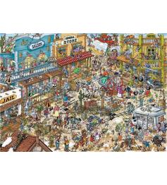 Puzzle Ravensburger Western Filming Set de 1000 pièces